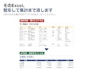 バラバラなExcelデータ、整形して集計表にします 日付も社名も書き方がバラバラのまま、送ってOKです イメージ2