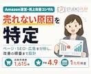 Amazon売上停滞の原因と優先施策を明確にします ページ・SEO・広告を分析し、改善の順番まで設計 イメージ1