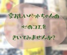 大事なペットの気持ち、代弁します 大人気！話せない子達の声を聞いてみませんか？ イメージ1