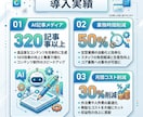 AI導入のプロが御社に最適なAI活用法を提案します AI専門企業が320記事以上の知見で貴社のAI導入を支援 イメージ5