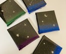 キャンバスにキラキラの星空を描きます プレゼントにもおすすめ♪(*^^)o イメージ7