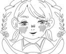 ポップで可愛い似顔絵をお作りします 手書き風andちびキャラ風イラストの似顔絵です♪ イメージ4