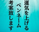 最適なペンネームを考案します 姓名判断よりあなたのニックネームを考案致します イメージ1