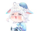 簡単なアイコン用イラストを描きます ミニキャラ顔アップのアイコンを承っております。 イメージ2