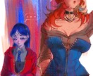 最短3日/厚塗りイラスト制作/アイコン制作します 色気づく瞳と耽美な色気。あなたの「好き」を深みのある厚塗り イメージ6