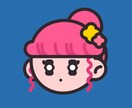 商用OK！ポップなテイストの人物アイコンを描きます 目が引くアイコンでその人の魅力を伝えます！ イメージ5