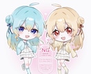 ふわふわなかわいいイラスト描きます SDイラスト(ミニキャラ)受付中! イメージ1