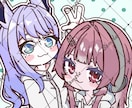 クレヨンペン風のふんわり可愛いSDイラスト描きます アイコン・メンバーシップ・配信サムネに♪ 商用利用無料！ イメージ2