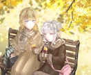 繊細で可愛いキャラクターイラスト制作します アイコン・SDキャラ・1枚絵  丁寧に仕上げます！ イメージ5
