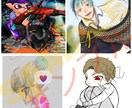 アイコン・イラスト製作をします 【3,000〜】綺麗系で多種多様なデジタルイラストです イメージ2