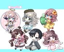 ちゅるるん♡ぷっくり可愛いミニキャラ描きます アイコン、グッズ、似顔絵、配信動画などに♪ イメージ3