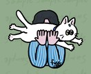 猫吸い似顔絵イラスト作成します 猫吸い好きや猫吸いに挑戦してみたい猫好きの方におすすめです イメージ2
