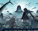 世界観のある歌みたやMV用イラスト描きます キャラと背景で世界観を彩り、動画や配信を華やかにします イメージ1