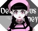 モノクロ基調＆デフォルメイラスト制作します カートゥーン、デフォルメ、シンプルかつオシャレなイラスト イメージ6