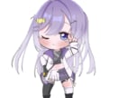 グッズ、配信で使えるちびキャラ、SDを描きます かわいく！わかりやすく！丁寧に！ イメージ2