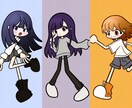 女の子のイラスト制作します アイコン、立ち絵のキャラクター制作お任せください！ イメージ2