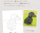 あなたのペットをラインアートで描きます 世界に一つだけのモダンアートを家庭に飾ってみませんか？ イメージ5