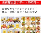 出前館の出店サポートいたします 素材をお送り頂けば、加工修正後、指定のサイズで納品します イメージ4