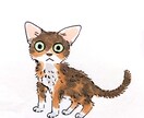 アナログでペットの似顔絵お描きします ミニ色紙(3枚)にアナログでペットの似顔絵お描きします！！ イメージ1