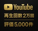 YouTube再生回数2万回と評価を増やします 90日保証✨再生回数2万回＆評価5000件✨振り分け可！ イメージ4