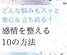 セルフセラピー感情を整える１０の方法をお伝えします 繊細すぎてしんどい…ネガティブになる…をサクッと解決できます イメージ1