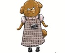 絵本作家がiPadで絵本風キャラを描きます 絵本風キャラや動植物|グッズ化やプレゼントにも|お急ぎ可 イメージ2