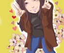 ステッカーやシールみたいな絵、描きます 2～3頭身から、写真を元にした等身大まで対応いたします！ イメージ2