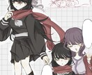 OC等イラストを描きます アナログ感のあるザラザラとした雰囲気、不穏描写が得意です！ イメージ3