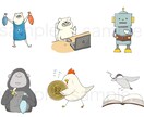 商用利用可能なイラスト作成します ゆるいタッチのイラスト作成します！HPやブログなどにどうぞ！ イメージ6