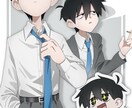 アニメっぽいイラスト、制作いたします サムネ、グッズ、アイコンなどに イメージ4