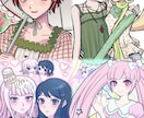 甘くてふわふわの世界観でイラストお描きします 様々なクリエイティブ活動や大事な1枚のお手伝いです！ イメージ1