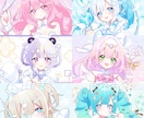 パッと目を惹くキラキラかわいいイラストお描きします ˗ˏˋ企業実績多数！ˎˊ˗|サムネ|返礼品・グッズ|1枚絵| イメージ7