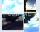 イラスト・アイコンなどの背景に使える空を描きます 背景が寂しい、そんな時に貼り付けるだけの素材をお作りします イメージ3