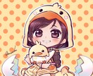商用OK！ぷにっ♥としたミニキャラ描きます SNSアイコン、個人利用のグッズ作成などに イメージ5