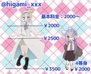 IRIAMライバー様向けイラスト制作いたします 全身立ち絵〜1枚絵まで、幅広く対応いたします。 イメージ2