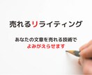 あなたの文章を売れる技術でよみがえらせます 効果実証済の売れる型を使ってリライトします イメージ1