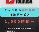 1,000時間～YouTube視聴時間増やします YouTubeチャンネル宣伝します！確実に視聴時間増加！ イメージ1