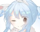 SNS用女性キャラクターアイコンを制作します 個性あるアイコンを設定したい人へ イメージ1