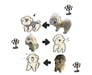 LINEスタンプ・絵文字・着せ替えお作りします ペットやオリジナルキャラクターのLINEスタンプ・絵文字作成 イメージ8