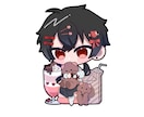 表情差分1個無料✨可愛いSDイラスト制作します グッズやアイコンなどにぜひ！表情差分1個無料期間中✨ イメージ5