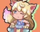 オリジナルちびキャラアイコン作成します あなた専用のキャラクター♪プロフ画やプレゼントに！ イメージ4