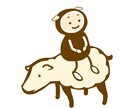 簡単にイメージを提案するだけで、安心感のあるかわいい雰囲気のキャラクターを製作いたします。 イメージ1