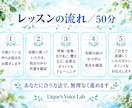 あなた専用のレッスンメニューでボイトレをします 高音も、声量も、歌い方も。あなたの声を聴くところから始めます イメージ5