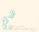 ゆるくてポップなイラストをお描きします シンプル可愛いオリジナルイラスト イメージ4