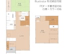 図面トレース｜建築図面清書します PDF手書き図から建築図面をIllustratorでトレース イメージ3