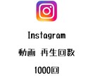 Instagram再生回数+1000まで宣伝します インスタグラムの動画再生数を増やしたい方にオススメ！ イメージ1