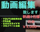 Youtube動画【新規3名様】格安編集致します 先着3名様限定のお試し価格です。こちら完売後値上げ予定です。 イメージ1