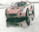 車（オートバイ）のイラストを精密な線画で描きます デジタルの時代でも手描きの味わいは格別なものです イメージ9