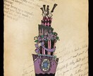 デフォルメポップなイラスト・漫画を作成します カートゥーンタッチでポップ・ダークなコンテンツに対応します イメージ2