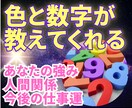 生年月日にある色と数字から強みを発見します ご自身の強みがわからない、人間関係のお悩みなど イメージ1